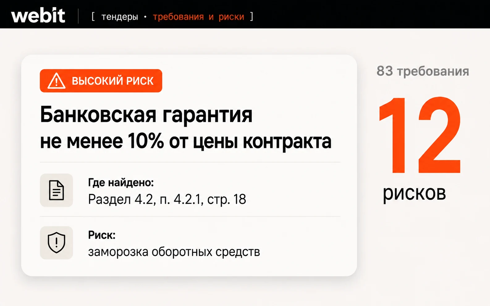 Проверка тендеров